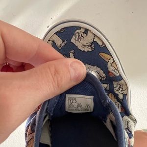 Abominable Snowman Vans kids size 12.5